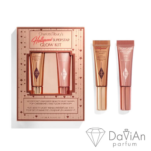 Набор хайлайтер-румяна Charlotte Tilbury Hollywood Superstar Glow Kit